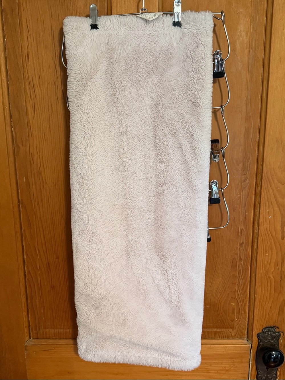 S.L. Home Fashions Solid Pink Baby Blanket SL RN 119741 Thick Plush Lovey